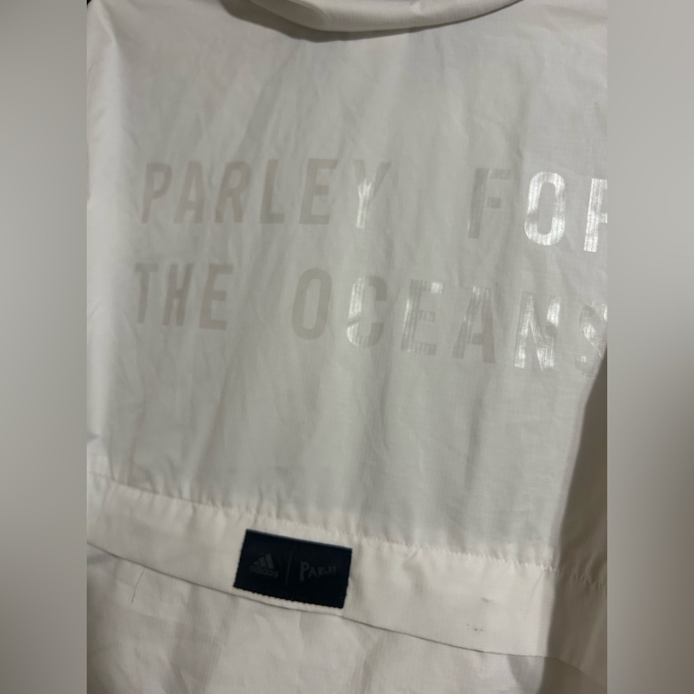 Adidas Parley For The Oceans Packable Windbreaker Jacket Sz S Men Sustainability - Picture 5 of 5